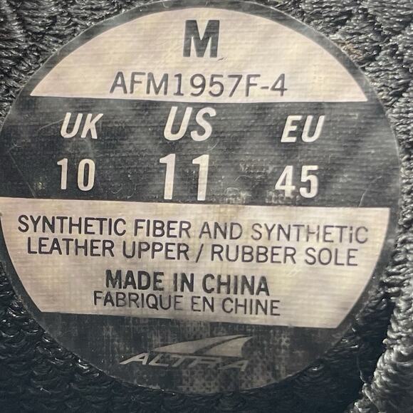 Altra Timp 1.5 Trail Running Sneakers Mens Size 11 Blue Green Athletic Sneakers - Picture 8 of 9